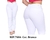 Calça Feminina Reta Sarja Cetim Elastano Alfaiataria Social Branca R.7004 - comprar online