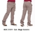 Calça Masculina Cargo Reta Sarja Elastano Bolso lateral