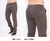 Calça Masculina Reta Sarja Elastano Sport Fino Grafite 3011