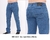 Calça Masculina Reta Jeans Elastano Tradicional R.2264