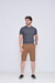 Bermuda Masculina Sarja Sport Fino Social Elastano Caramelo R.684 - Malloy Jeans