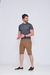 Bermuda Masculina Sarja Sport Fino Social Elastano Caramelo R.684 na internet