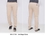Calça Masculina Slim Sarja elastano Sport Fino Bolso faca Social Bege Claro/Areia 3740