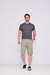 Bermuda Masculina Sarja Sport Fino Social Elastano Cinza R.688 - loja online