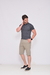 Bermuda Masculina Sarja Sport Fino Social Elastano Cinza R.688 - comprar online