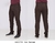 Calça masculina Slim Sarja Elastano Sport Fino Social Marrom R.3734
