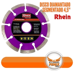 DISCO DIAMANTADO SEGMENTADO 4,5" RHEIN