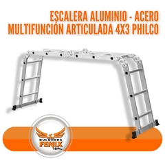 ESCALERA ALUMINIO-ACERO PHILCO