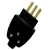 PLUG MACHO 2P + T 10AMP 90G LAT. 615852 PIAL PLUS