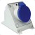 TOMADA SOBREPOR 2P + T 32A 220/240V AZ 6H NEWKON N3206 STECK