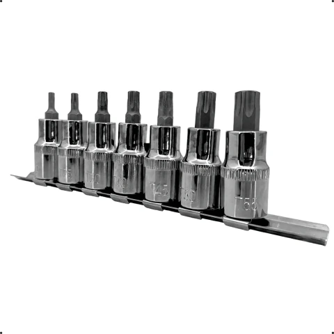 JOGO SOQUETE TORX ENC. 1/2' T20 A T50 7PÇ PRO WORKER