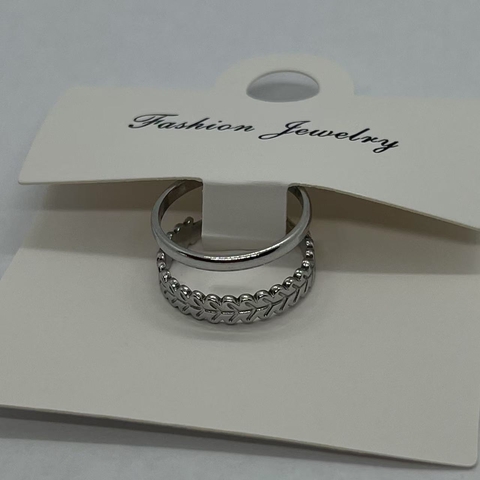 Anillo acero talle único