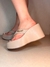 Anabella Plataforma (cinza) - MK SHOES