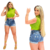 Bermuda Feminina Jeans Cós Alto: elegância casual na internet