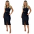 Conjunto Feminino de Malha com Saia e Cropped Preto - comprar online
