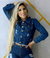 Jaqueta Jeans Destroyed Premium