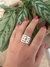 Anillo tramado - Ac blanco