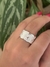 Anillo tenzado ancho - Ac blanco