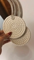 Posatutti de cuerda con lurex