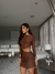 Vestido Sabrina franzido justo - loja online