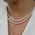 Choker Pérolas Shell Minimalista