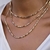 Colar Canutilho Liso 90cm - Ouro 18k