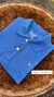 GOLA POLO PIQUET LISA AZUL na internet