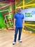 GOLA POLO PIQUET LISA AZUL - comprar online
