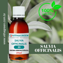 55 - SALVIA OFFICINALIS - TINTURA HIDROALCOÓLICA - 20ML