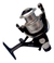 Reel Frontal Pesca Spinit Black Stone 40 Pejerrey Variada