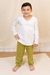 Pijama Infantil Masculino Longo Todo em Malha 100% Algodão