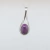 Dije Oval con Piedra Violeta