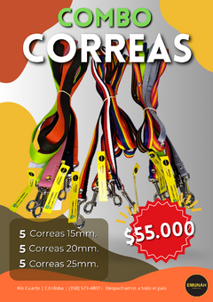 Combo 15 Correas