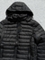 Campera de Pluma Negra con Piel Interior - comprar online