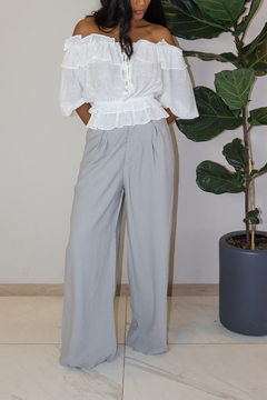 Calça Pantalona Juliana -Cinza - loja online