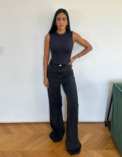 Calça Wide Leg Luiza- Jeans - comprar online