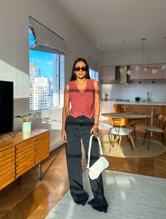Calça Wide Leg Luiza- Jeans