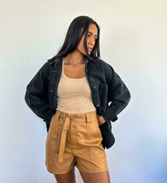 Shorts Couro Eco