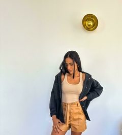 Shorts Couro Eco - loja online