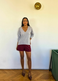 Suéter Básico Gola em V - comprar online