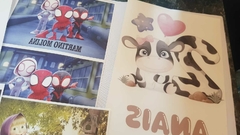 hojas impresas para sublimar