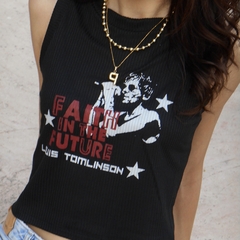 LOUIS TOMLINSON / TANK TOP NEGRO - comprar en línea