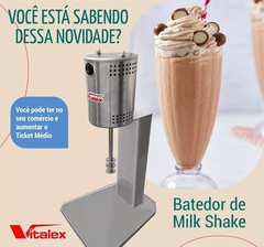 Batedor De Milk Shake 500w + Copo - Vitalex - Fernanda Magazine