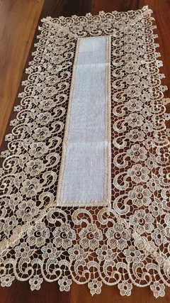Caminho Trilho De Mesa Renda Guipir 90cm - loja online