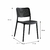 CADEIRA MERA EM POLIPROPILENO 1147 - Concetto Office Decor