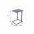 MESINHA JUNO PRETA METAL 1404 - Concetto Office Decor