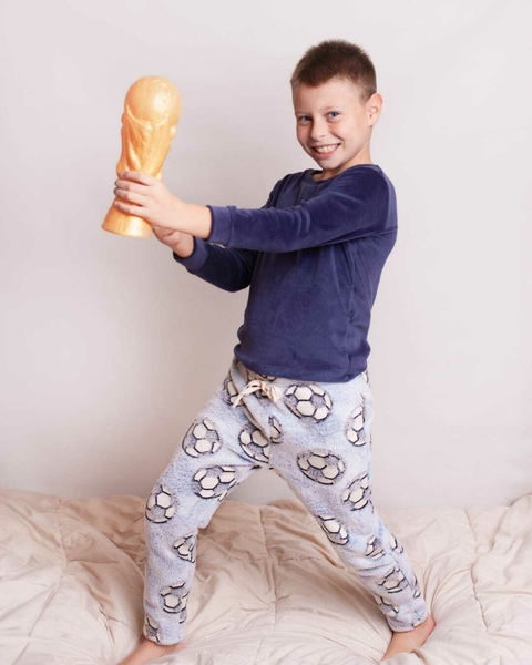 Pijama Polar pelota fútbol Luminoso - comprar online