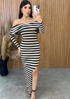 Vestido canelado