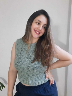 PATRÓN DE TEJIDO - CHALECO AITANA en internet