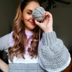 PATRÓN DE TEJIDO - SWEATER LILÁNGEL - Lanacoloress